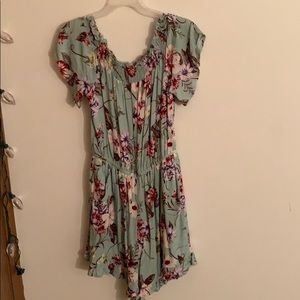 Off the shoulder romper size medium